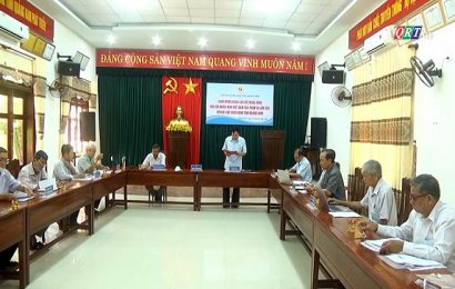 Trung ương Hội Cựu chiến binh Việt Nam làm việc với Hội CCB tỉnh