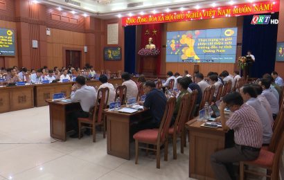 Hội nghị trực tuyến đánh giá chỉ số năng lực cạnh tranh cấp tỉnh – PCI, bồi dưỡng kiến thức về PCI, DDCI tỉnh Quảng Nam 2022 –