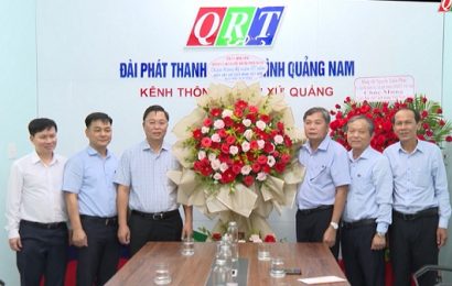 Chủ tịch UBND tỉnh Lê Trí Thanh thăm, chúc mừng Đài PT-TH Quảng Nam