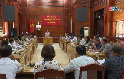 Đảng đoàn MTTQ Việt Nam khảo sát công tác tôn giáo  tại thành phố Hội An   